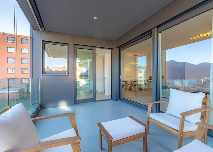 Imperial Of Lugano 3 With A Lake View Behind The Station And 10 Min From The Lake Of Lugano